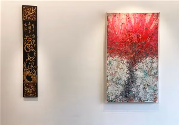 Họa sĩ Hà Mạnh Thắng quan tâm đến tính đối thoại và ý nghĩa từ văn hóa truyền thống.