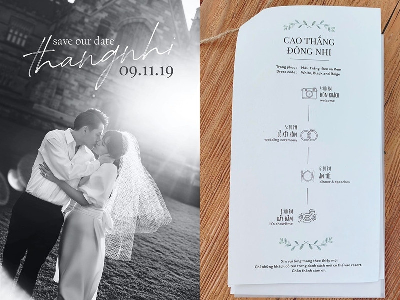 Hôn lễ của cặp đôi chính thức diễn ra vào 17h30 ngày 9/11 tại một resort cao cấp ở Phú Quốc. Đông Nhi - Ông Cao Thắng cưới 2 ngày ở Phú Quốc, bao trọn 500 khách