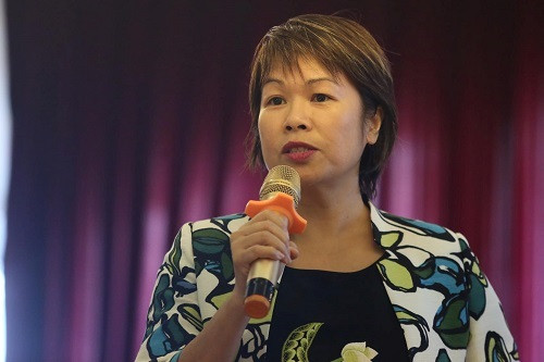 Bà Nguyễn Thị Lê Thu, đại diện WB. Ảnh: Gia Chính