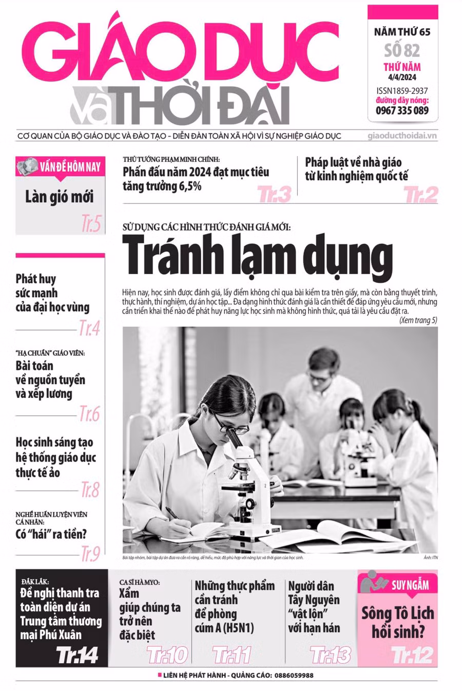 Tin tức báo in 4/4: Bài toán về nguồn tuyển và xếp lương