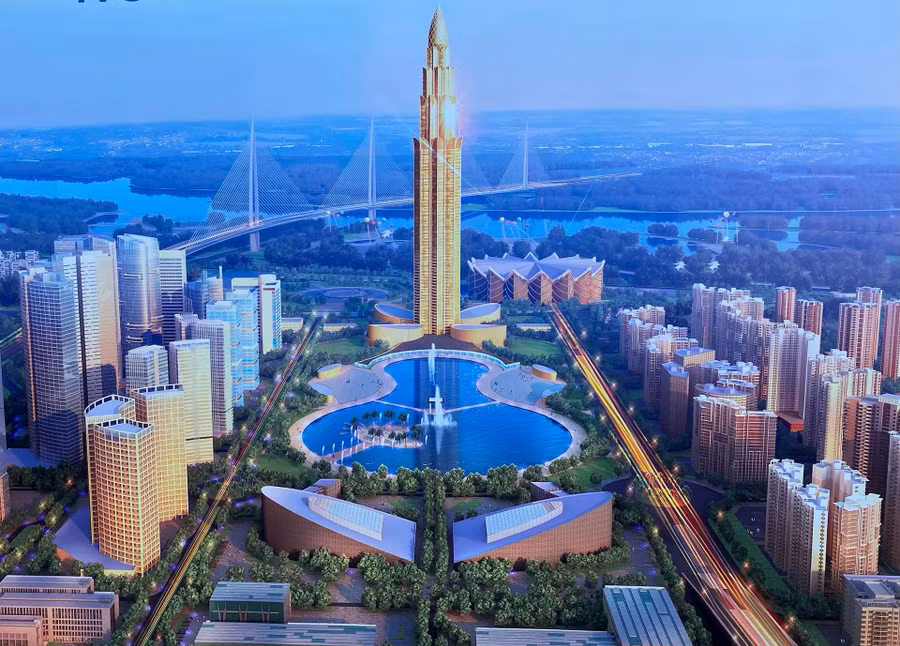 Phối cảnh dự án Thành phố thông minh Bắc Hà Nội.