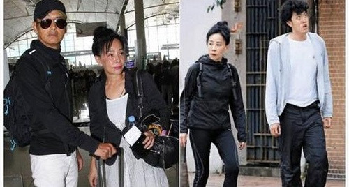 Vợ chồng Châu Nhuận Phát nhận con nuôi bí mật 18 năm trước (ảnh phải). Ảnh: Sina.