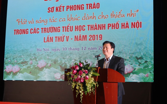 Thứ trưởng Nguyễn Hữu Độ phát biểu tại hội nghị.