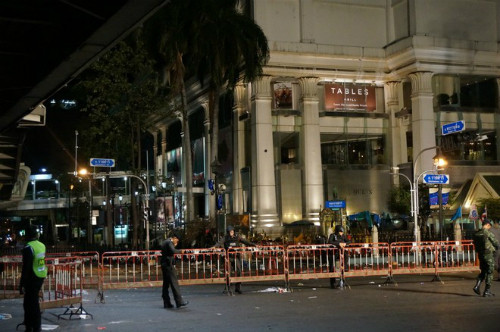 Cảnh sát phong tỏa hiện trường sau vụ đánh bom. Ảnh: Hương Nguyễn bommmm-2484-1439879091.jpg