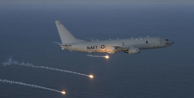 Chiếc Boeing P-8A Poseidon.