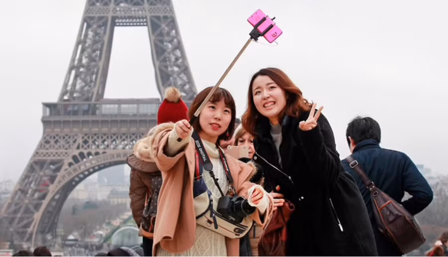 Paris, điểm đến hấp dẫn của du khách thế giới.