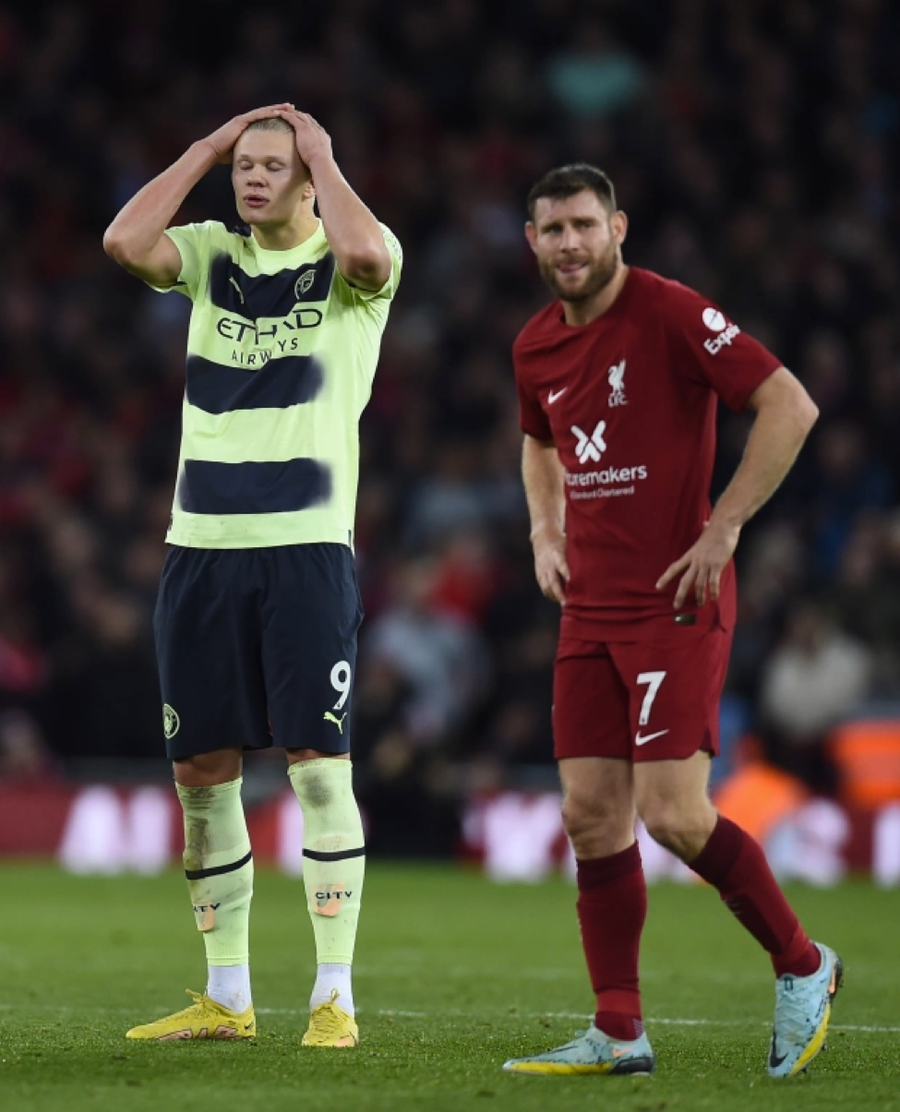 Erling Haaland không ghi bàn vào lưới Liverpool sau chuỗi trận ấn tượng trước đó. Erling Haaland không ghi bàn vào lưới Liverpool sau chuỗi trận ấn tượng trước đó.