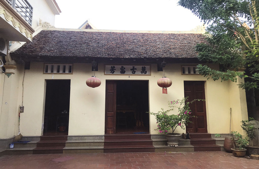 Nhà thờ Tiến sĩ Lê Doãn Thân - đời thứ 9 dòng họ Lê Doãn làng Đại Mão, xã Hoài Thượng.