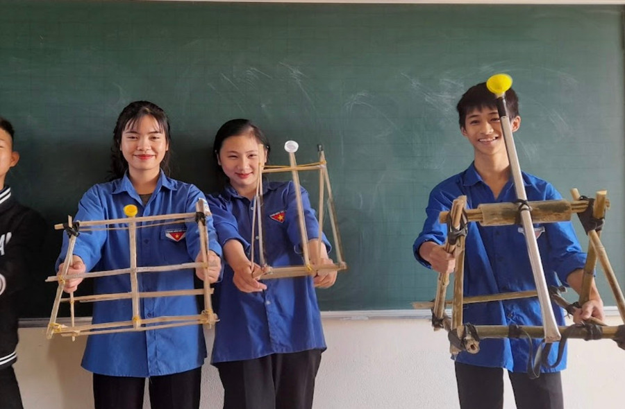 Những sản phẩm STEM của cô và trò.