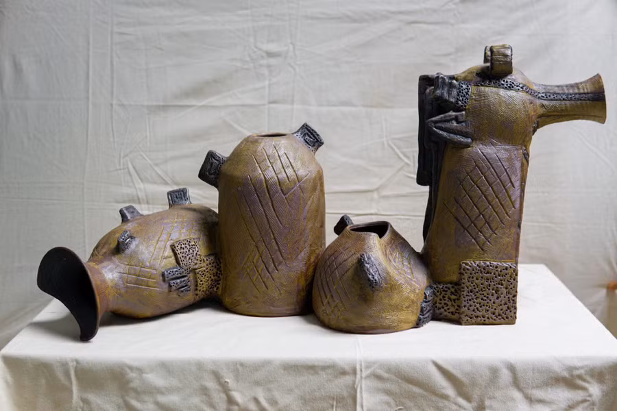 Tác phẩm 'Rồng ẩn' của Nguyễn Hồng Quang. Tác phẩm 'Rồng ẩn' của Nguyễn Hồng Quang.