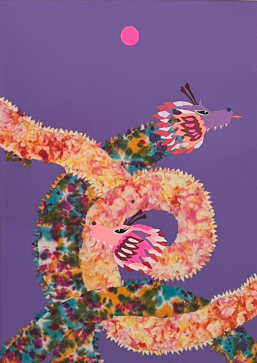 Tác phẩm &apos;Giáp Thìn&apos; của Hoàng Phương Liên.