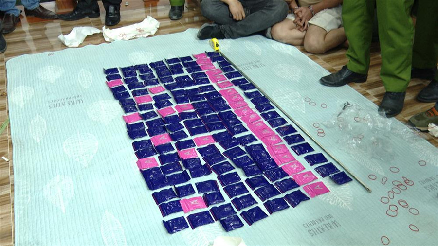 Chuyên án đã thu giữ được 29.810 viên ma túy tổng hợp dạng hồng phiến tại Quảng Bình.