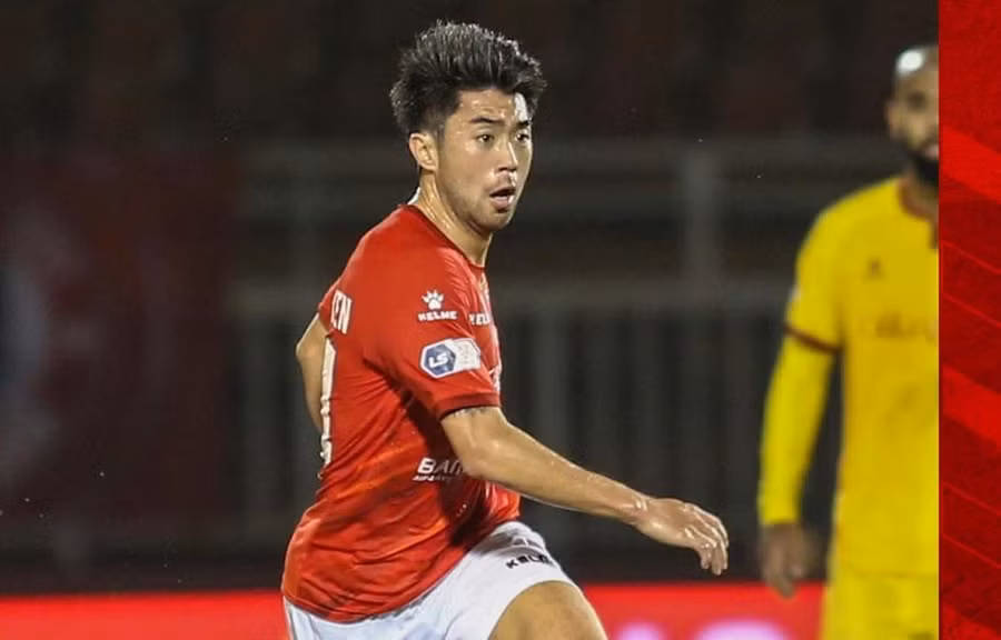 Lee Nguyễn trong màu áo Câu lạc bộ TPHCM