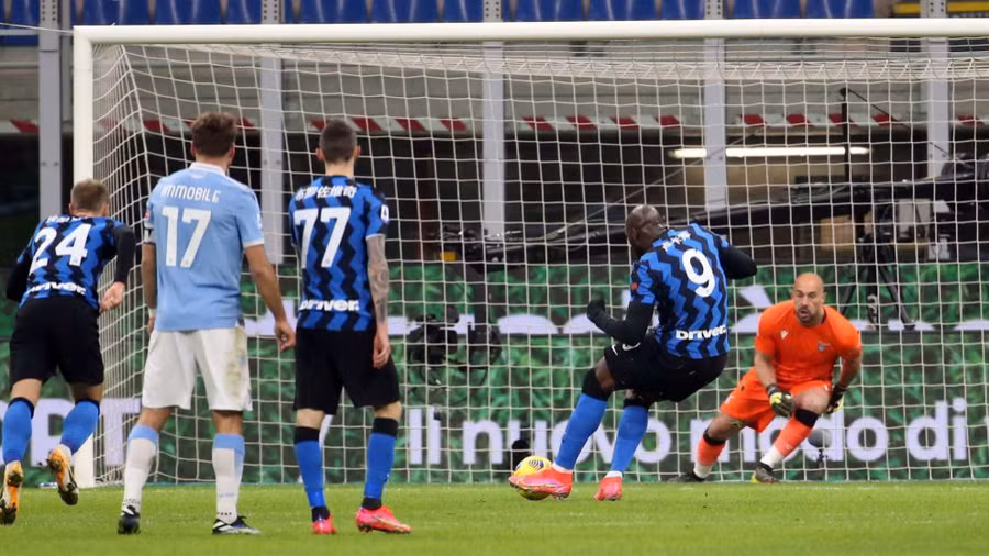 Lukaku lập cú đúp trong chiến thắng thuyết phục 3-1 của Inter Milan trước Lazio.
