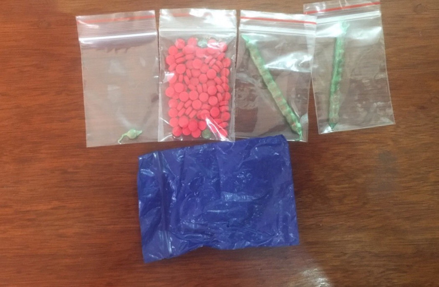 Tang vật thu giữ tại hiện trường