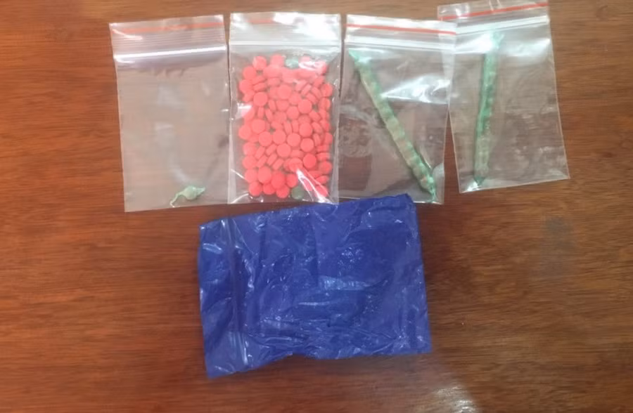 Tang vật thu giữ tại hiện trường