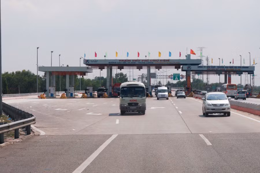 Tuyến đường thuộc dự án cao tốc TPHCM - Trung Lương liên quan đến vụ án. Ảnh: CTV