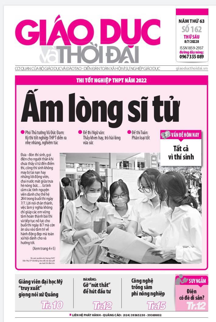 Tin tức báo in số 162 ra ngày hôm nay 8/7/2022
