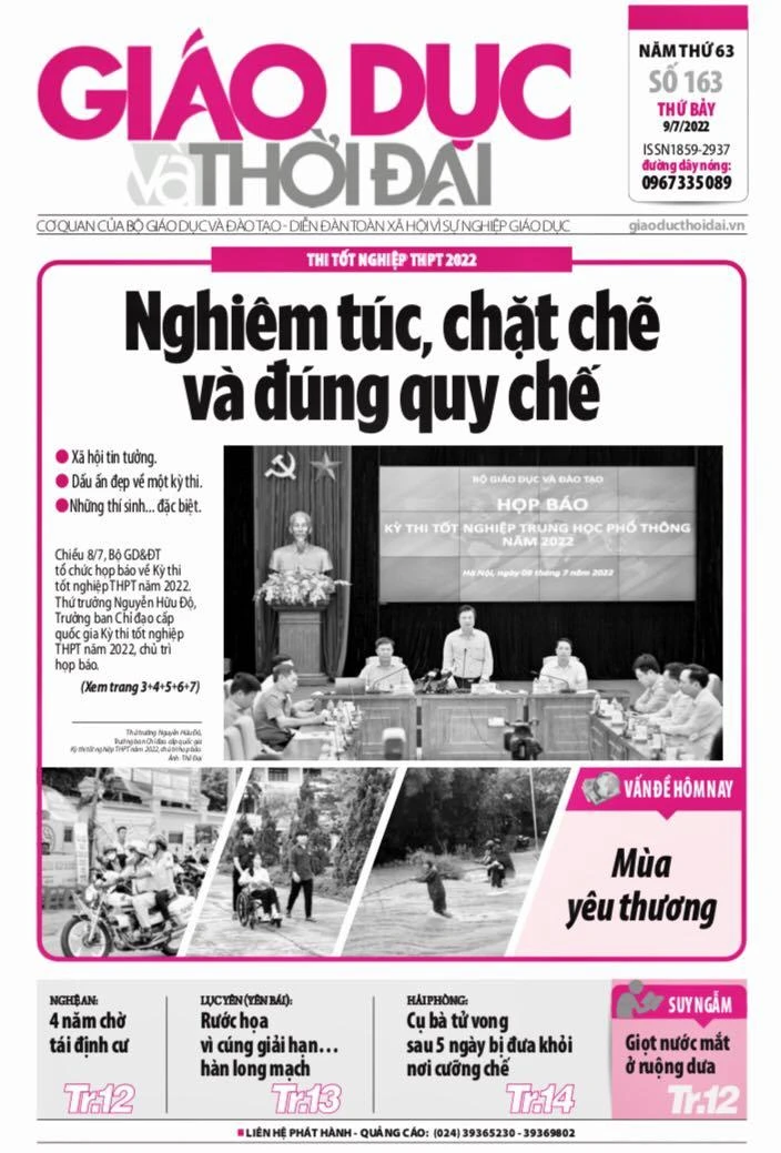 Tin tức báo in số 163 ra ngày hôm nay 9/7/2022