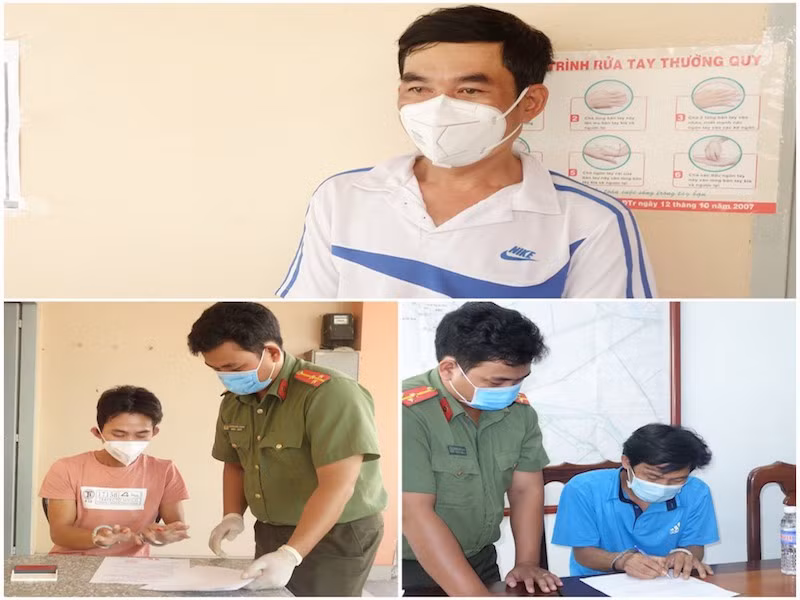 Ba đối tượng bị tạm giam. Ảnh: CACC.