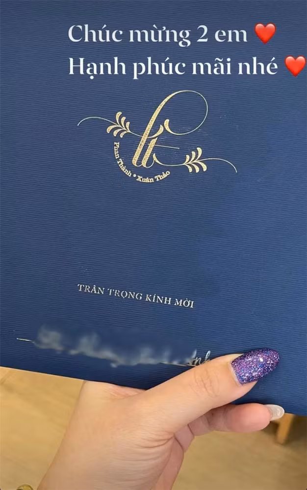 Lộ diện thiệp cưới của thiếu gia Phan Thành và Primmy Trương ảnh 1