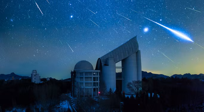 Trận mưa sao băng Quadrantids diễn ra năm 2019. Ảnh: American Meteor Society.