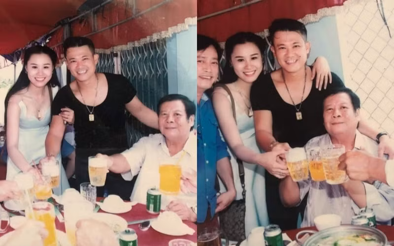 Hình ảnh ba Vân Quang Long trong đám hỏi của con trai với Linh Lan. Ảnh: Sưu tầm.