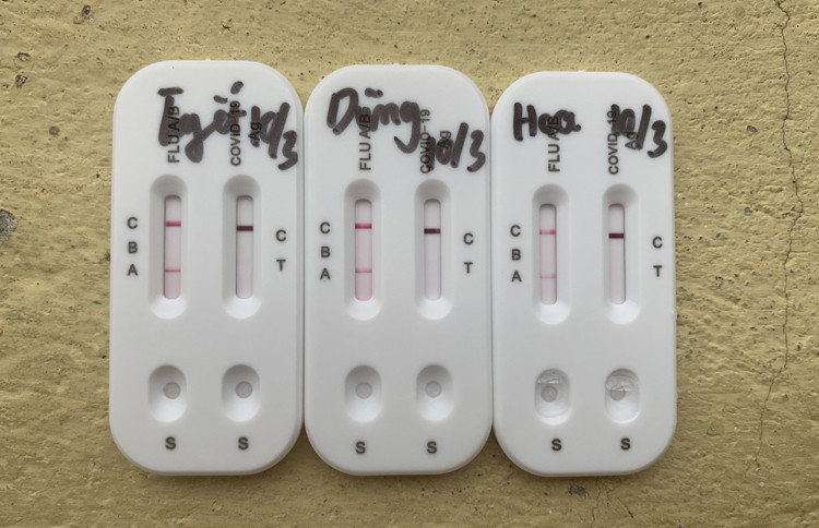 3 trường hợp ngẫu nhiên cho kết quả dương tính với Cúm A. Ảnh: TTYT Bảo Yên CC. 3 trường hợp ngẫu nhiên cho kết quả dương tính với Cúm A. Ảnh: TTYT Bảo Yên CC.