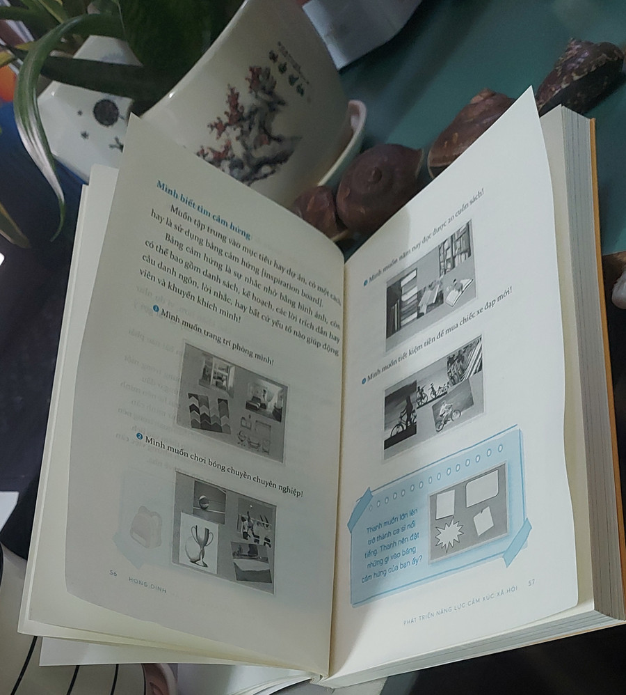 Cuốn sách “Phát triển năng lực cảm xúc xã hội” đem đến cho độc giả kiến thức lý thú, bổ ích về việc thực hành giáo dục cảm xúc xã hội. Ảnh: Bình Thanh.