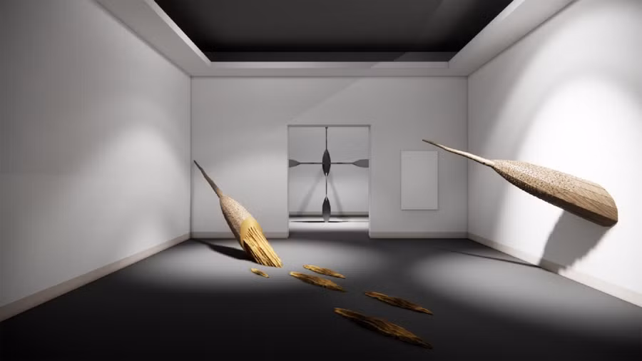 Giả lập sắp đặt - Trầm tích.