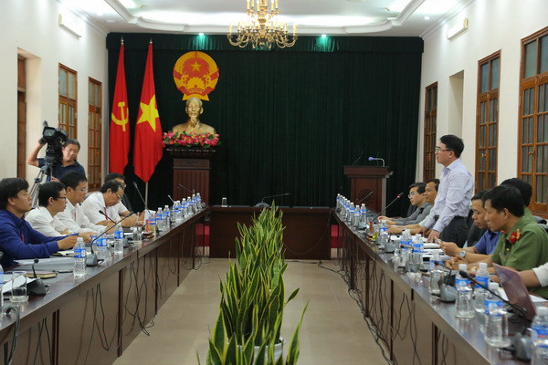 Thứ trưởng Lê Hải An và đoàn công tác của Ban chỉ đạo thi THPT quốc gia năm 2019 làm việc với Ban chỉ đạo thi của thành phố Hải Phòng. Thứ trưởng Lê Hải An và đoàn công tác của Ban chỉ đạo thi THPT quốc gia năm 2019 làm việc với Ban chỉ đạo thi của thành phố Hải Phòng.