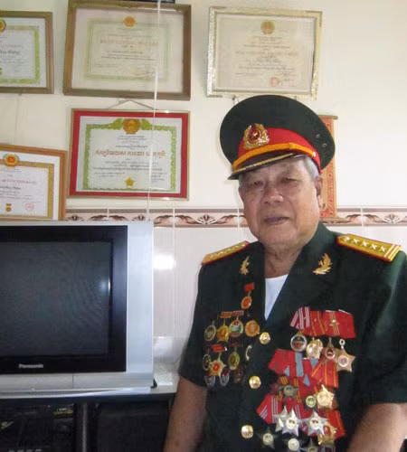 Đại tá Hứa Hòa Hưng - nhân vật nguyên mẫu của hình tượng Anh Ba Hưng trong ca khúc cùng tên. Ảnh: Khám phá