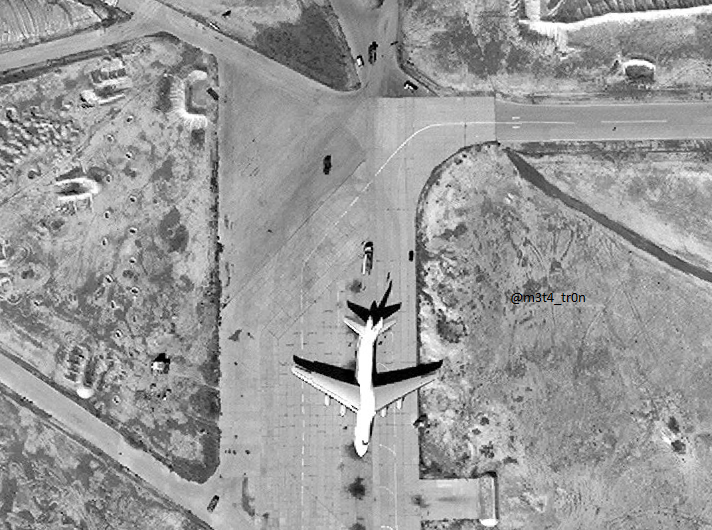 Hình ảnh được ghi lại trên vệ tinh.