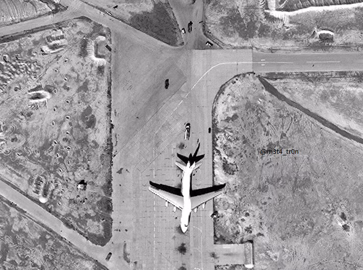 Hình ảnh được ghi lại trên vệ tinh.