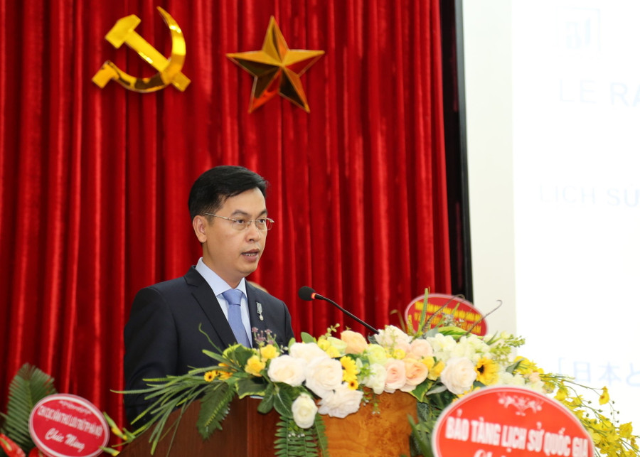 Ông Đặng Thanh Tùng phát biểu tại buổi lễ