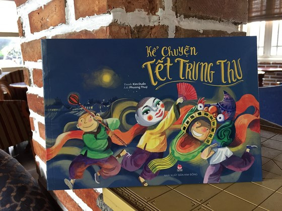 Bìa cuốn sách " Kể chuyện Tết Trung thu"