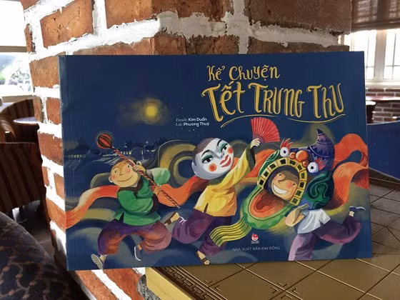 Bìa cuốn sách " Kể chuyện Tết Trung thu"