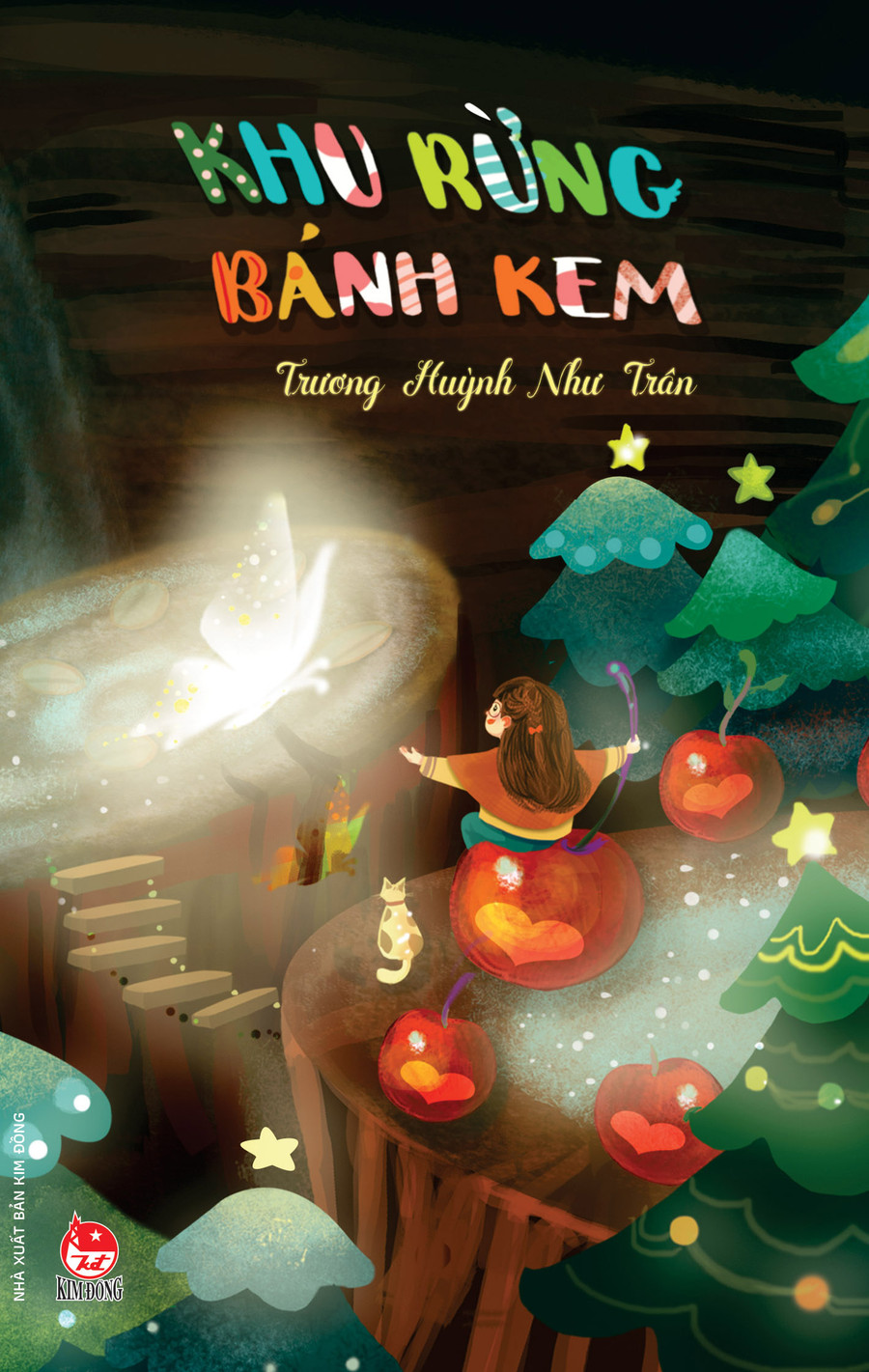 Bìa cuốn sách "Khu rừng bánh kem". Bìa cuốn sách "Khu rừng bánh kem".
