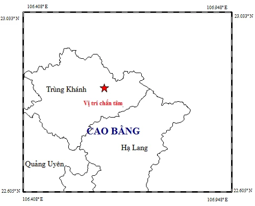 Bản đồ tâm chấn động đất