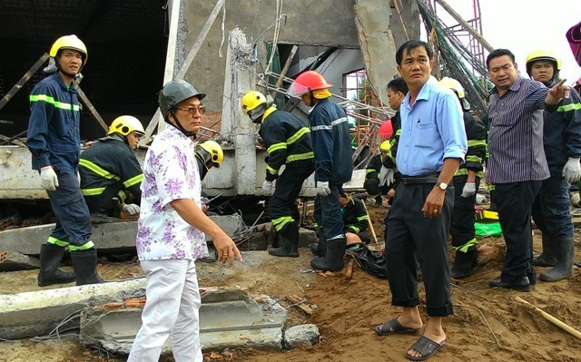 Nhà hàng tiệc cưới bị sập xây không đúng thiết kế