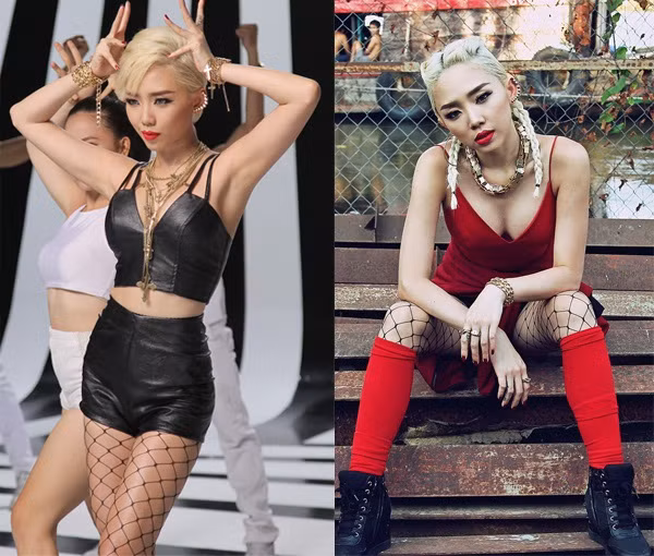 Tóc Tiên – Biểu tượng thời trang gợi cảm: Tóc Tiên nổi lên như “diều gặp gió” sau khi thay đổi hình tượng từ “công chúa tóc mây” mộc mạc sang người đẹp tóc tém gợi cảm, hiện đại. Trở về nước hoạt động sau cuộc thi The Remix, Tóc Tiên đang là một trong ca sĩ được yêu thích nhất hiện nay. Tóc Tiên – Biểu tượng thời trang gợi cảm: Tóc Tiên nổi lên như “diều gặp gió” sau khi thay đổi hình tượng từ “công chúa tóc mây” mộc mạc sang người đẹp tóc tém gợi cảm, hiện đại. Trở về nước hoạt động sau cuộc thi The Remix, Tóc Tiên đang là một trong ca sĩ được yêu thích nhất hiện nay.