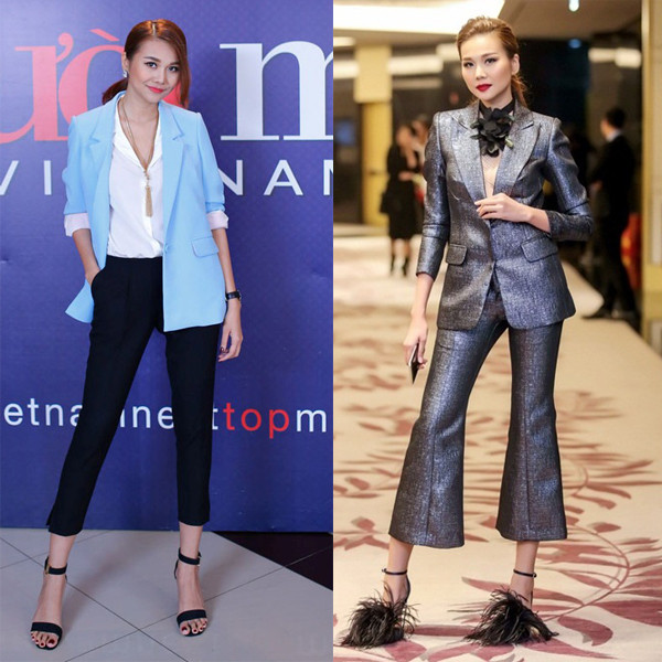 Thanh Hằng – Biểu tượng thời trang cá tính: Về lĩnh vực thời trang, siêu mẫu Thanh Hằng không lép vế trước cô bạn thân Hồ Ngọc Hà. Ở Thanh Hằng, khán giả dễ dàng nhận thấy sự biến hóa đa dạng trong cách ăn mặc, nhưng hình ảnh chủ đạo của cô vẫn là cá tính và thời thượng.