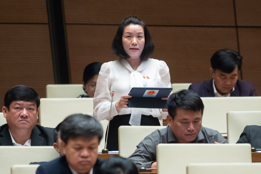 Đại biểu Nguyễn Minh Tâm (Đoàn ĐBQH tỉnh Quảng Bình)