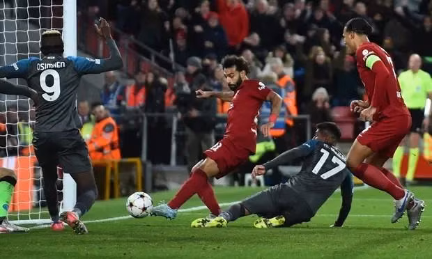 Mohamed Salah ghi bàn nhưng Liverpool chỉ giành ngôi nhì bảng A Champions League Mohamed Salah ghi bàn nhưng Liverpool chỉ giành ngôi nhì bảng A Champions League