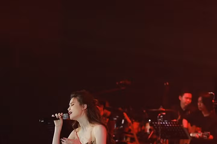 Hồ Ngọc Hà, Mr Đàm, Quang Hà làm liveshow tại phòng trà