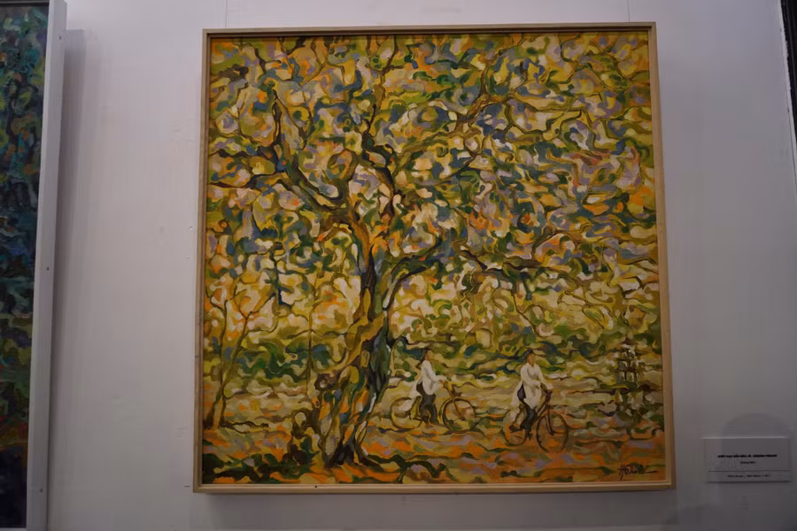 Một bức tranh trong triển lãm