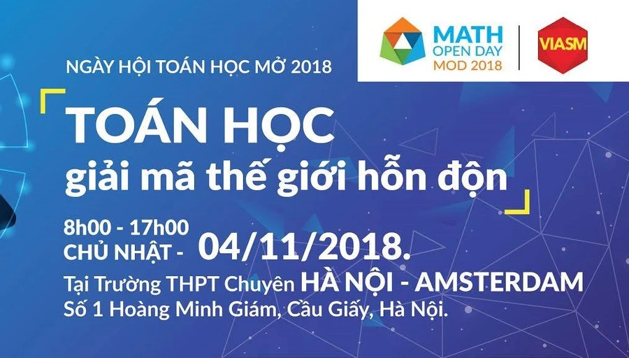 Ngày hội Toán học mở 2018: Cùng thưởng thức vẻ đẹp của Toán học