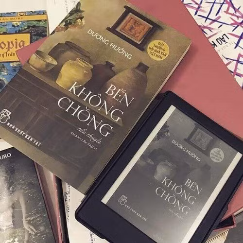 Bìa tiểu thuyết “Bến không chồng”.