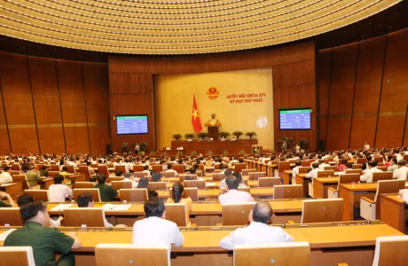 Trinh Quoc hoi khoa XIV nhan su bau chuc danh Chu tich nuoc - Anh 1