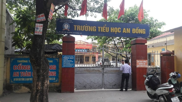 Trường tiểu học An Đồng - nơi xảy ra sự việc
